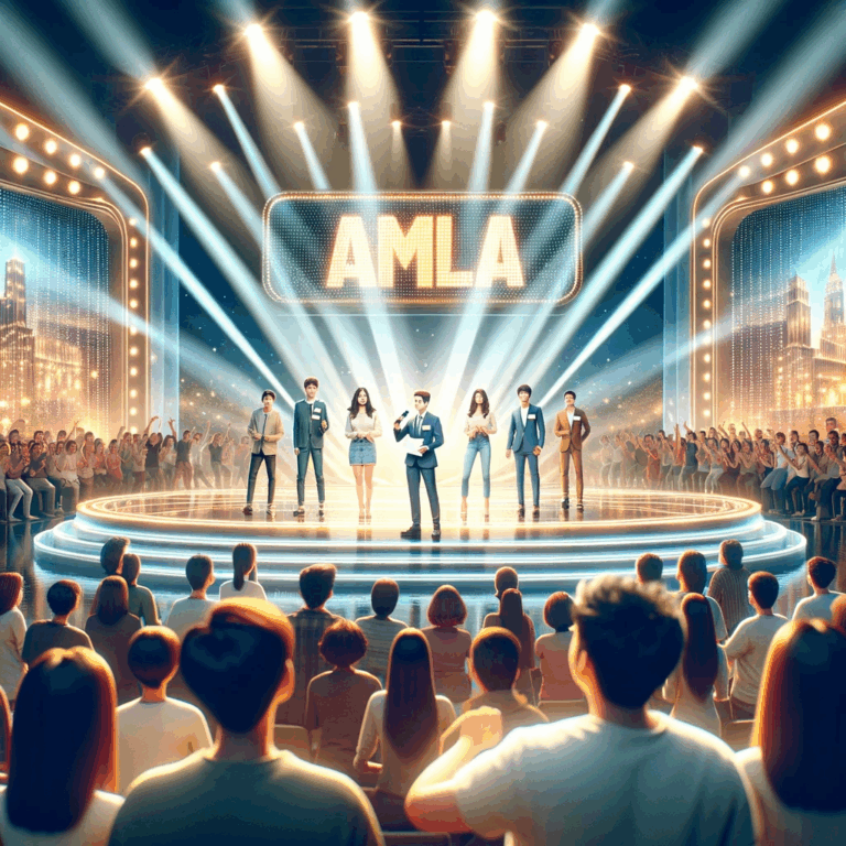 AMLA TV competition in an entertainment show