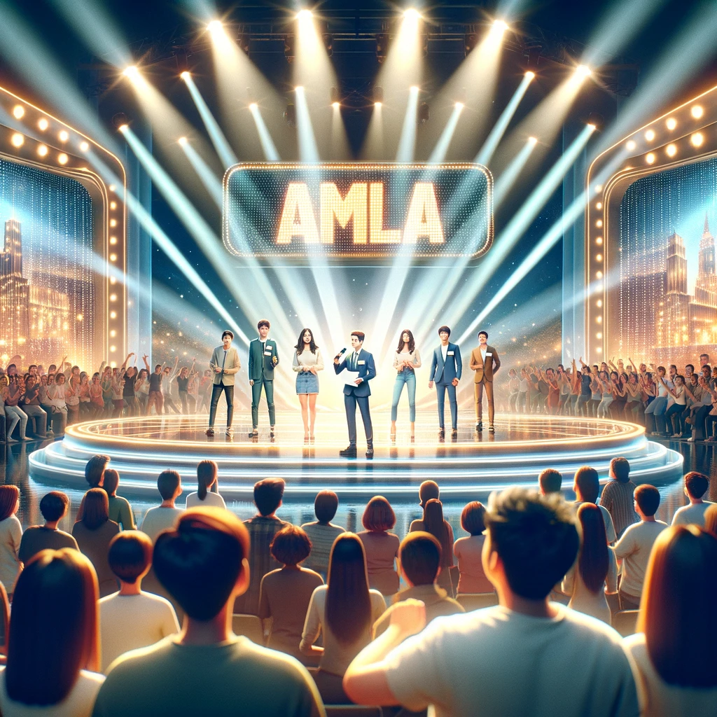 AMLA TV competition in an entertainment show