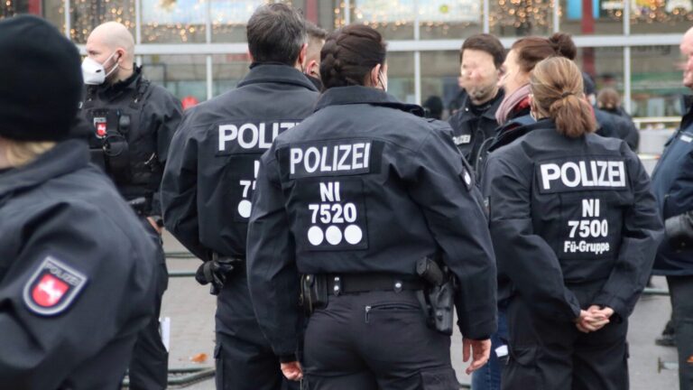 a group of police officers standing next to each other